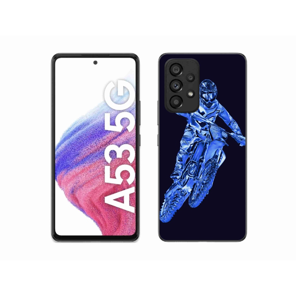 Zselés borítás mmCase Samsung Galaxy A53 5G - motocross 1