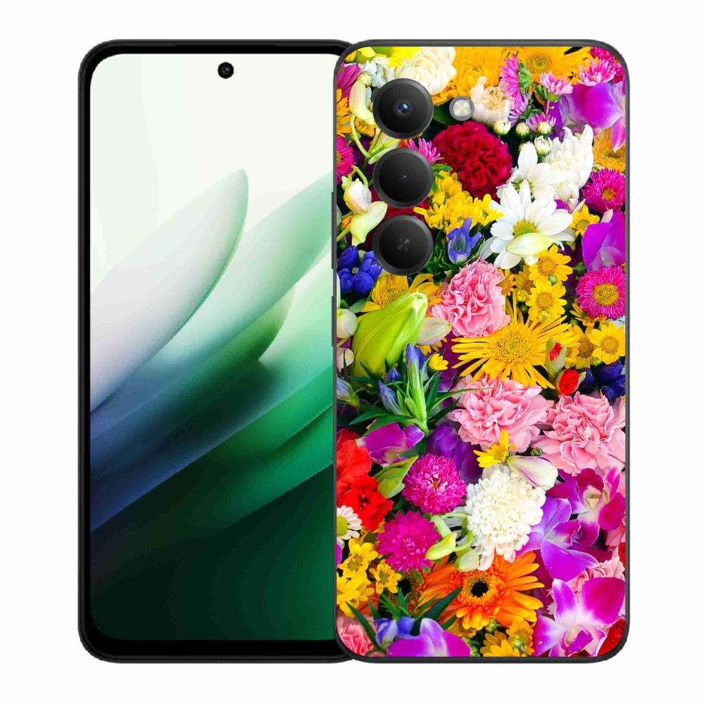 Gél borítás mmCase a Xiaomi Redmi 15 5G számára - virágok 12