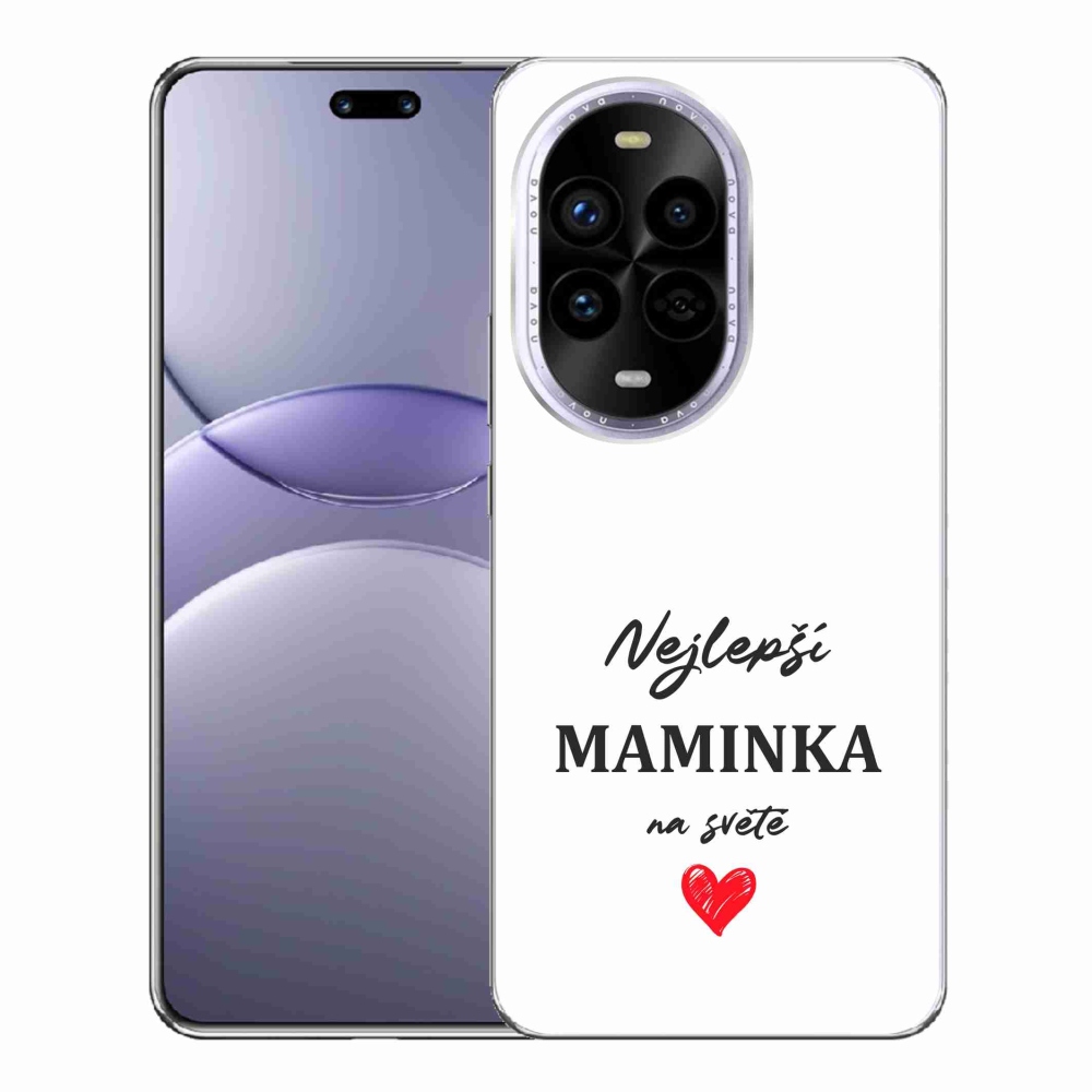 Gél borító mmCase a Huawei Nova 13 Pro 5G - legjobb anya 1 fehér háttér