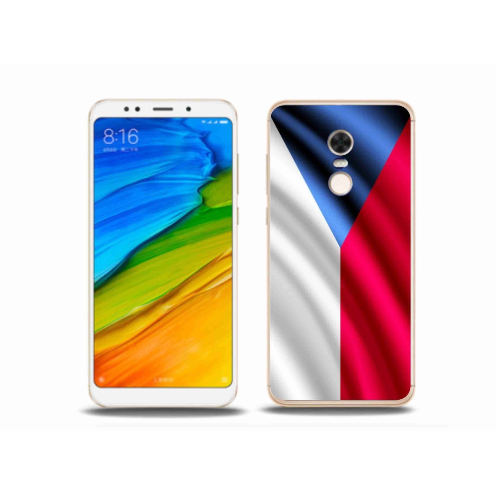 Gél borítás mmCase a Xiaomi Redmi 5 Plus számára - cseh zászló
