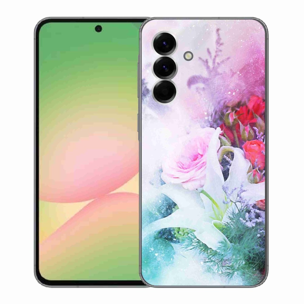 Gél borítás mmCase Samsung Galaxy A56 5G - virágok 4