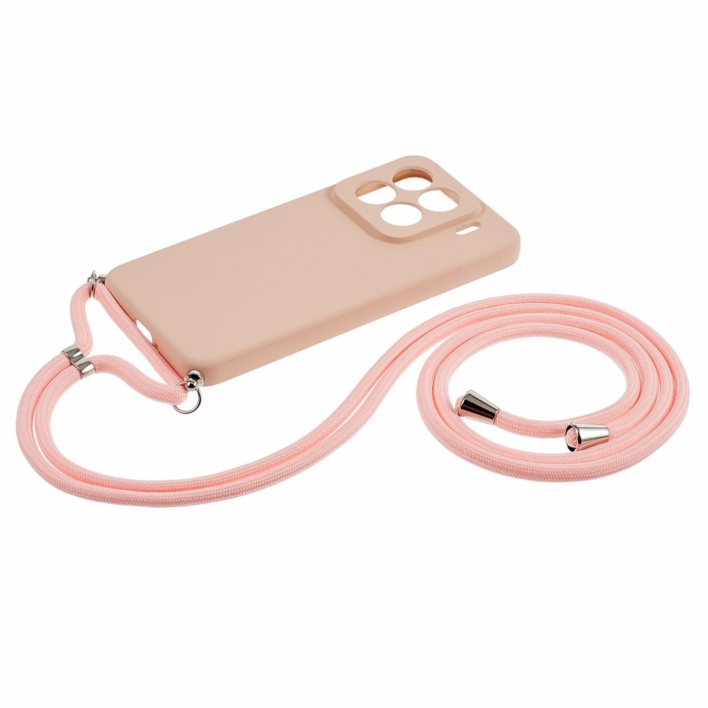 Bélelt zselés tok zsinórral Xiaomi 15 Pro-hoz - rózsaszínű