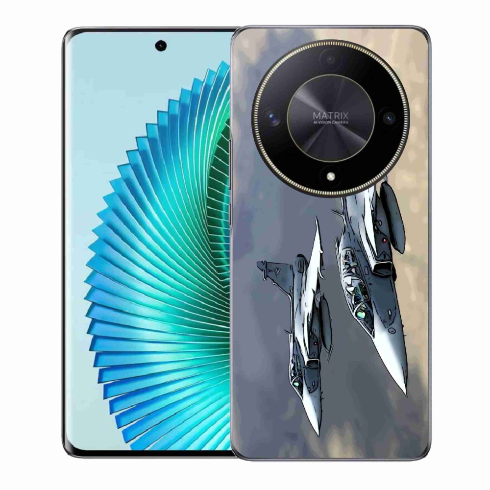 Gél borítás mmCase a Honor Magic 6 Lite 5G számára - vadászgépek