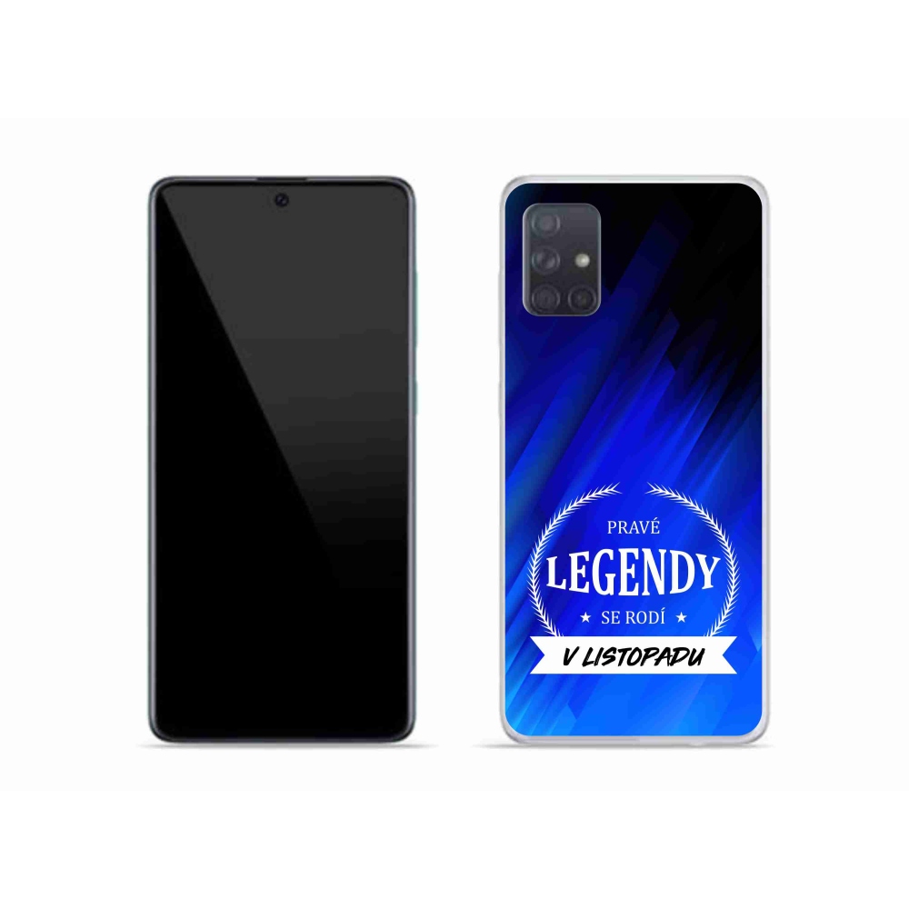 Gél borítás mmCase Samsung Galaxy A51 - Legendák novemberi kék háttérrel
