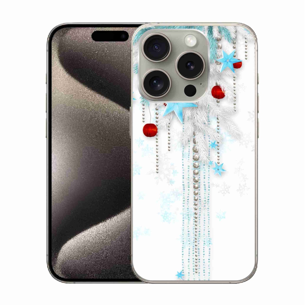 Gél borítás mmCase iPhone 15 Pro készülékhez - Karácsonyi dekoráció