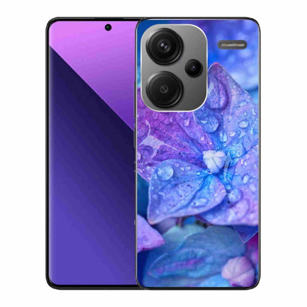 Gél borítás mmCase a Xiaomi Redmi Note 13 Pro+ 5G számára - lila virág