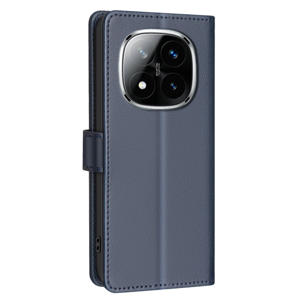 BINFEN könyvtáska Xiaomi Redmi Note 14 Pro 5G/Poco X7 5G/Note 14 Pro+ 5G - kék