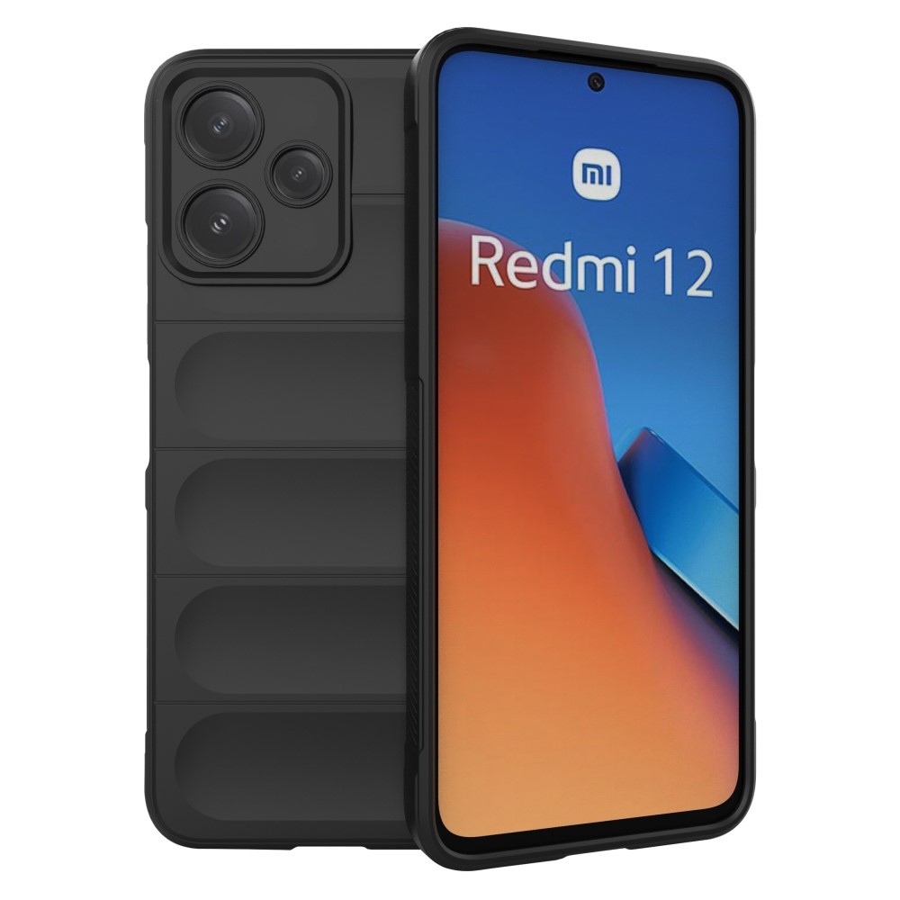 Rugg tartós zselés tok Xiaomi Redmi 12 5G - fekete