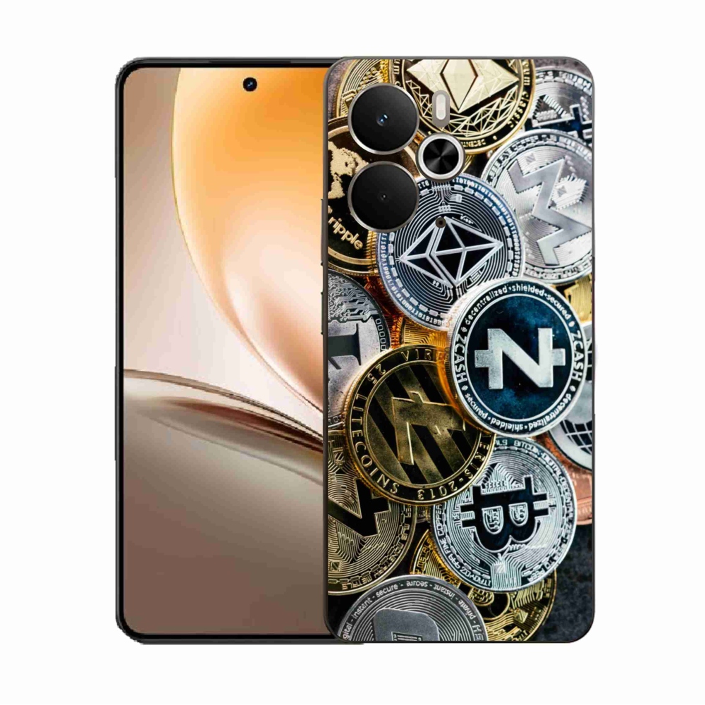 Gél borítás mmCase a Realme 14 5G számára - kriptovaluták