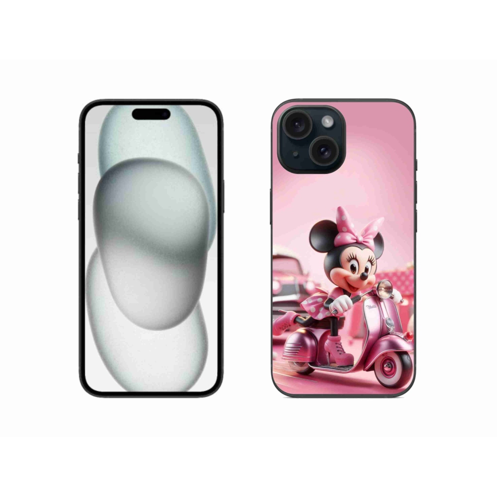 Zselés borítás mmCase iPhone 15 készülékhez - minnie 1