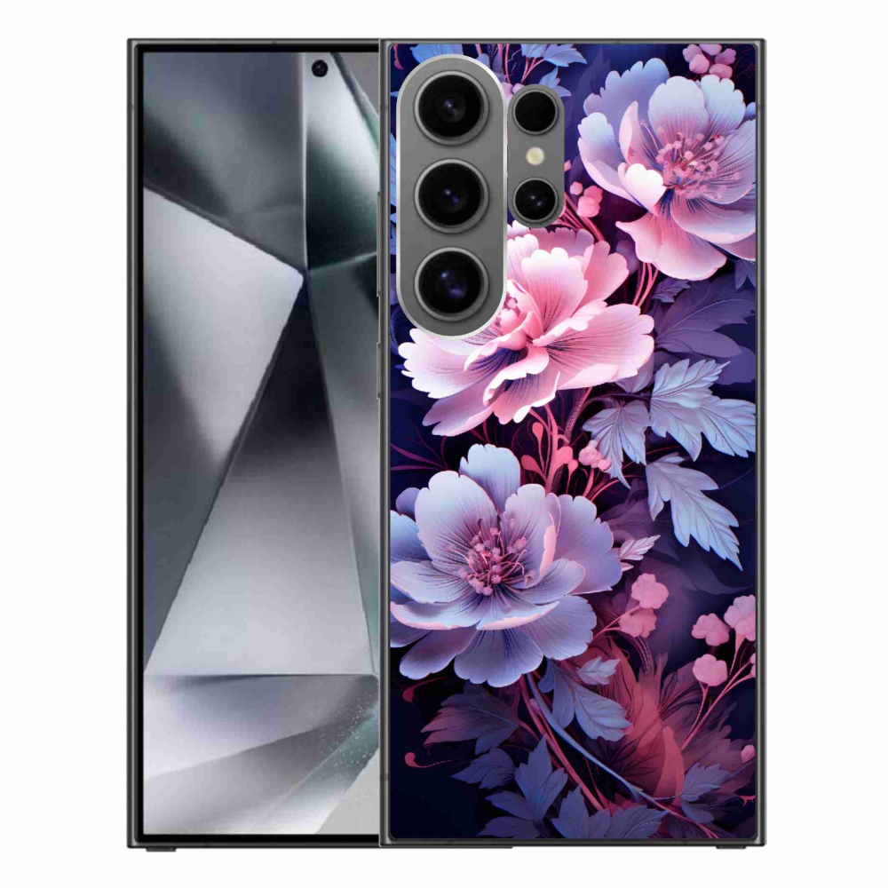 Gél borítás mmCase Samsung Galaxy S24 Ultra - virágok 11