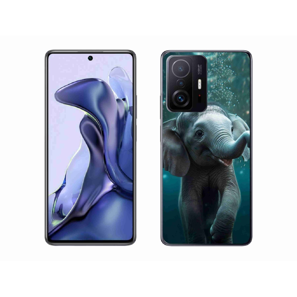 Gél borítás mmCase a Xiaomi 11T-hez - elefánt a víz alatt