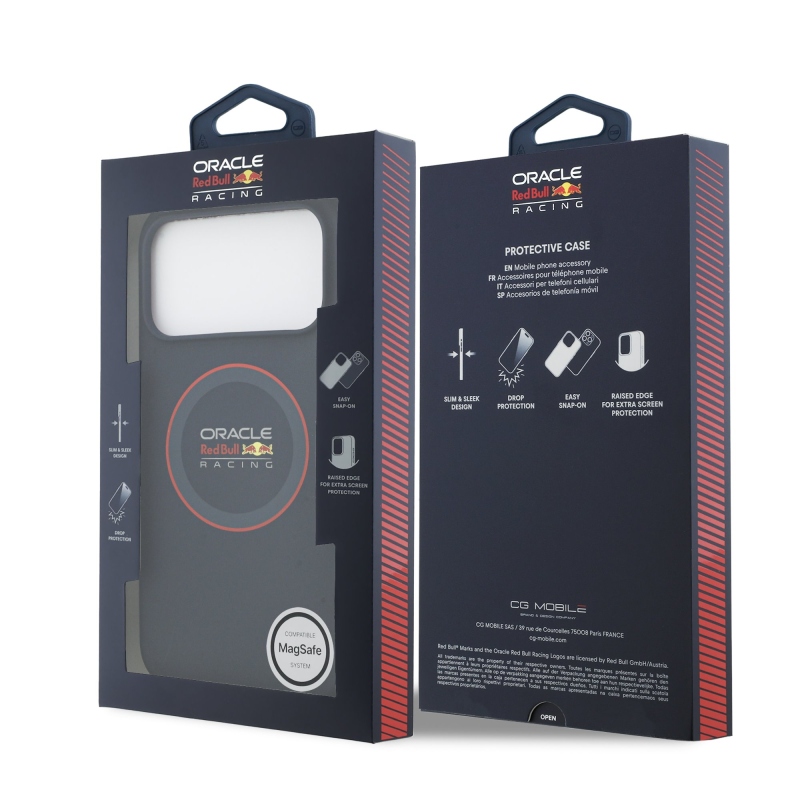 Red Bull szilikon Red Ring MagSafe hátlapi borító iPhone 17 Pro Max-hoz tengerészgyalogság