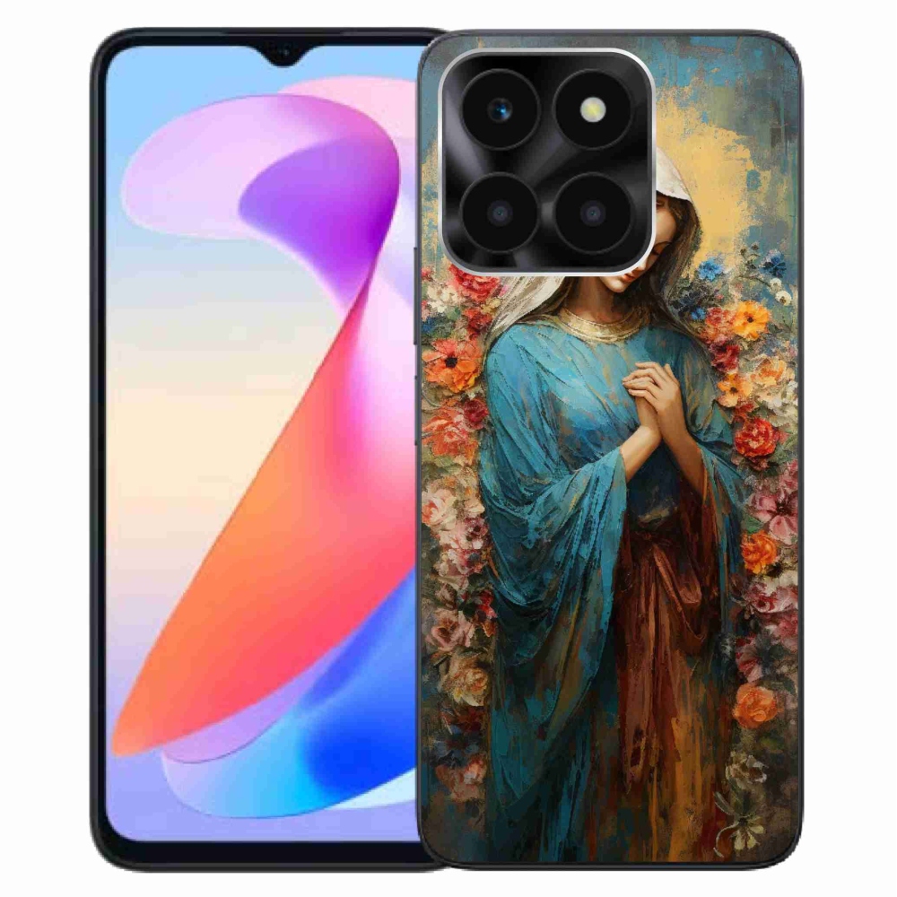 Zselés borítás mmCase a Honor X6a számára - szent nő