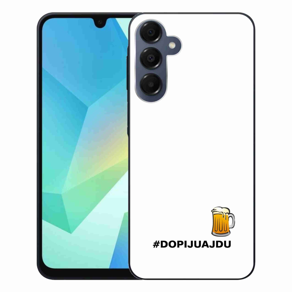 Gél borító mmCase Samsung Galaxy A16 4G/5G - sör motívum 1 fehér háttér