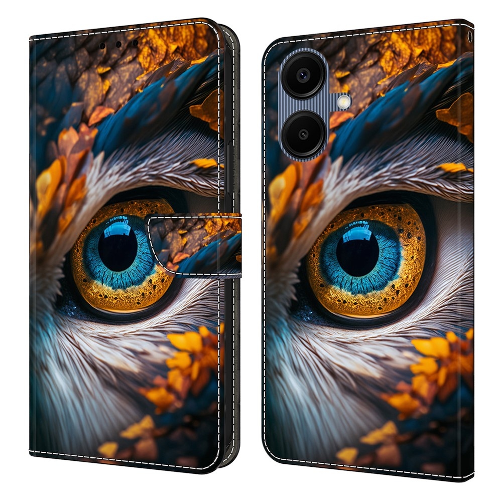 Sima könyves tok Samsung Galaxy A07 4G - szem