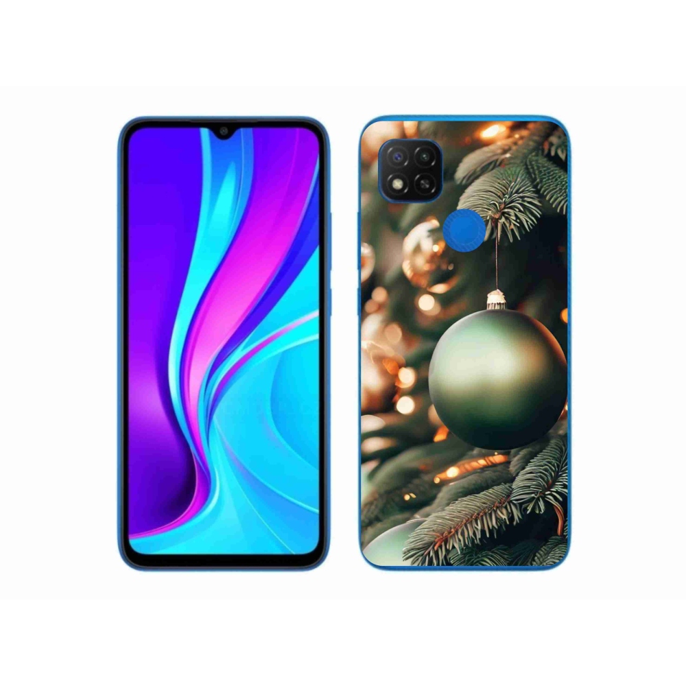 Gél borító mmCase a Xiaomi Redmi 9C-hez - karácsonyi dekorációk 1