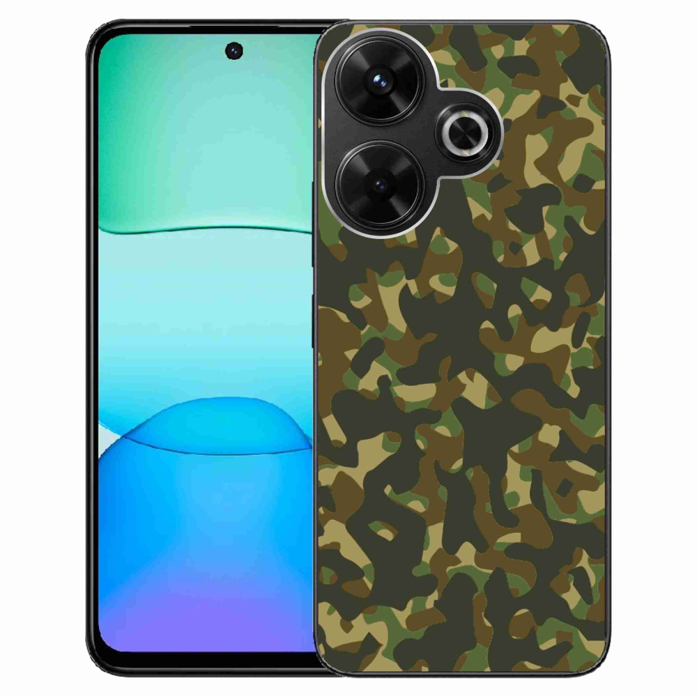 Gél borítás mmCase a Xiaomi Redmi 13 4G/Poco M6 4G - terepszínű mintázat 1