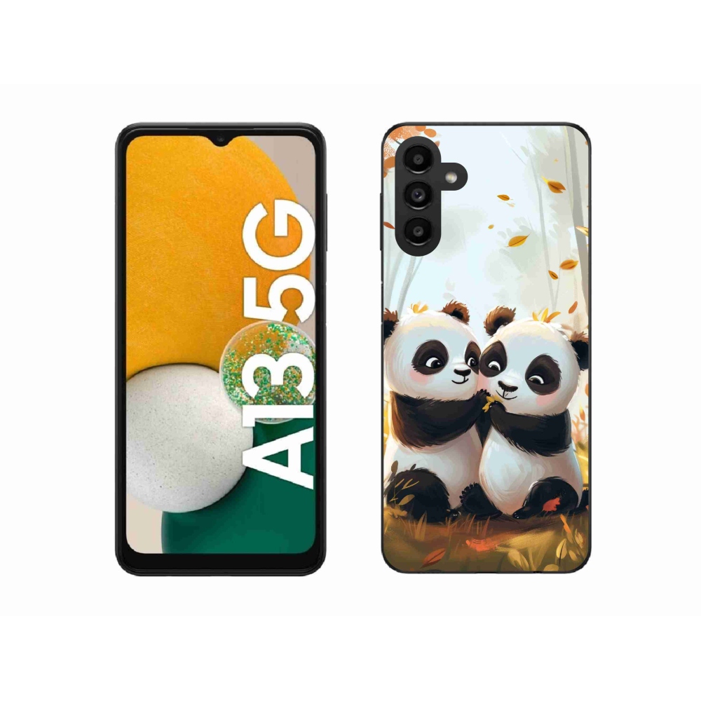 Gél védőhuzat mmCase Samsung Galaxy A13 5G - pandák