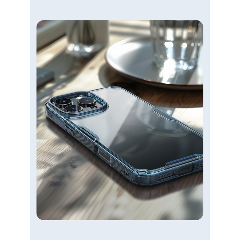 Nillkin Nature TPU PRO borító Apple iPhone 16 Pro Max készülékhez Kék