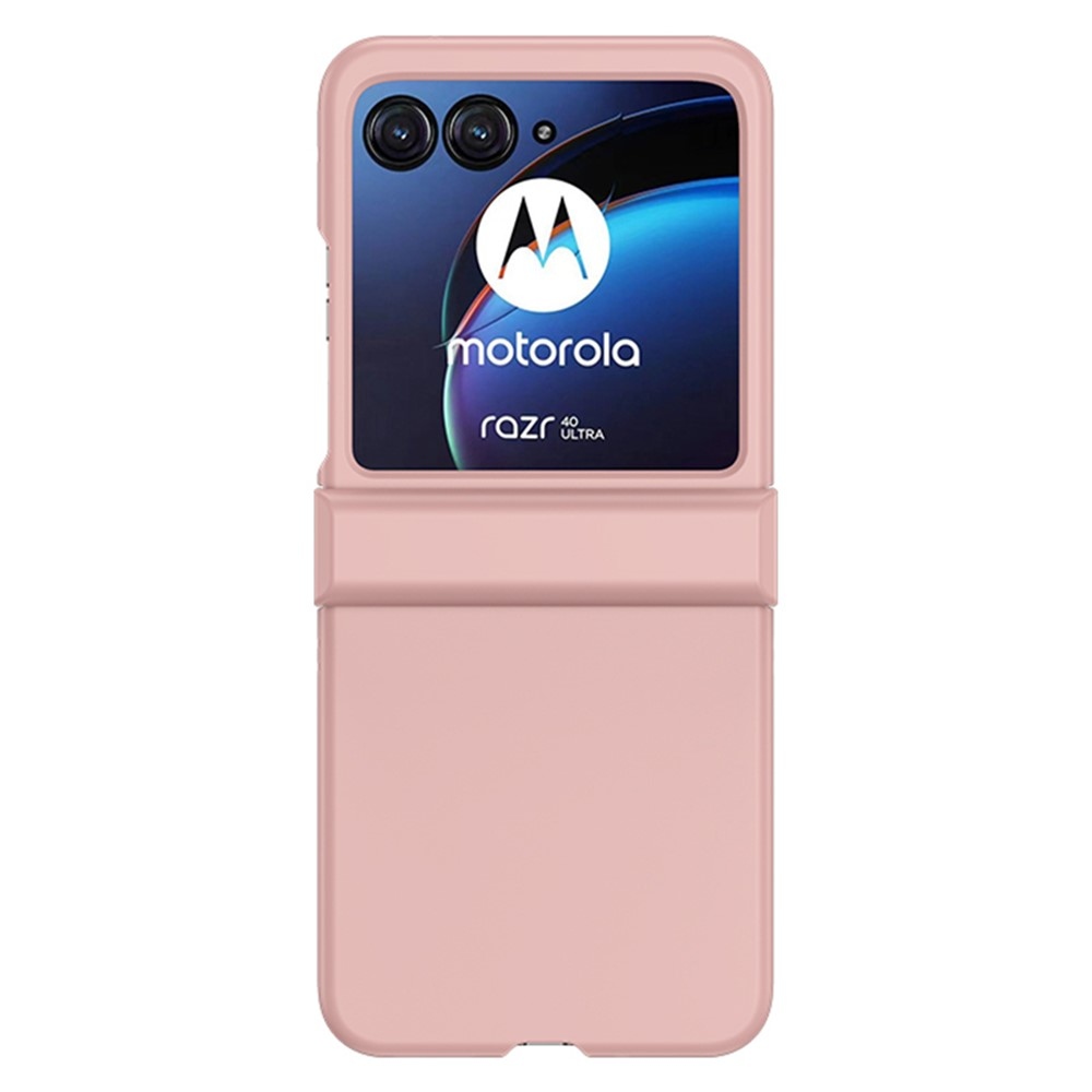 Kemény műanyag borítás Motorola Razr 40 Ultra 5G készülékhez - rózsaszín