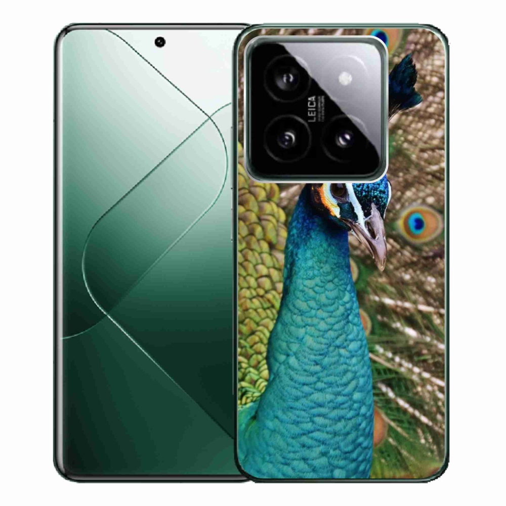 Gél borítás mmCase a Xiaomi 14 Pro-hoz - páva