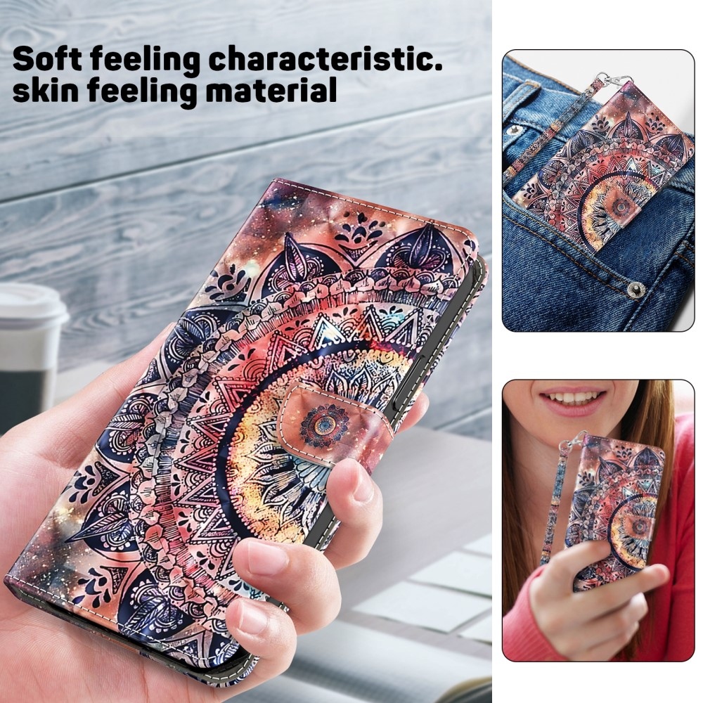 Spot book tok Samsung Galaxy A16 4G/5G készülékhez - színes mandala