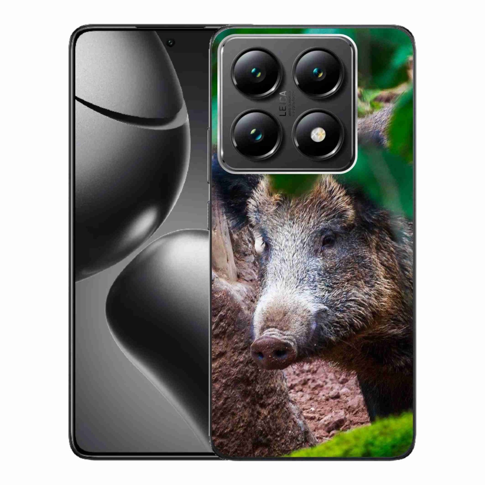 Gél borítás mmCase a Xiaomi 14T Pro számára - vaddisznó