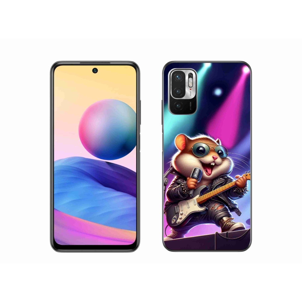 Gél borítás mmCase a Xiaomi Redmi Note 10 5G-hez - hörcsög hintalóval
