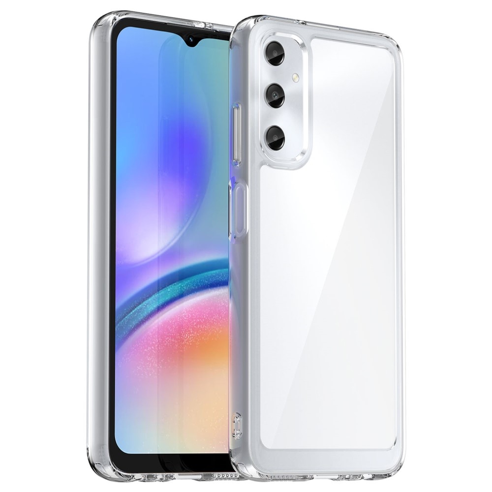 Gél tok kemény hátlappal Samsung Galaxy A05s készülékhez - átlátszó