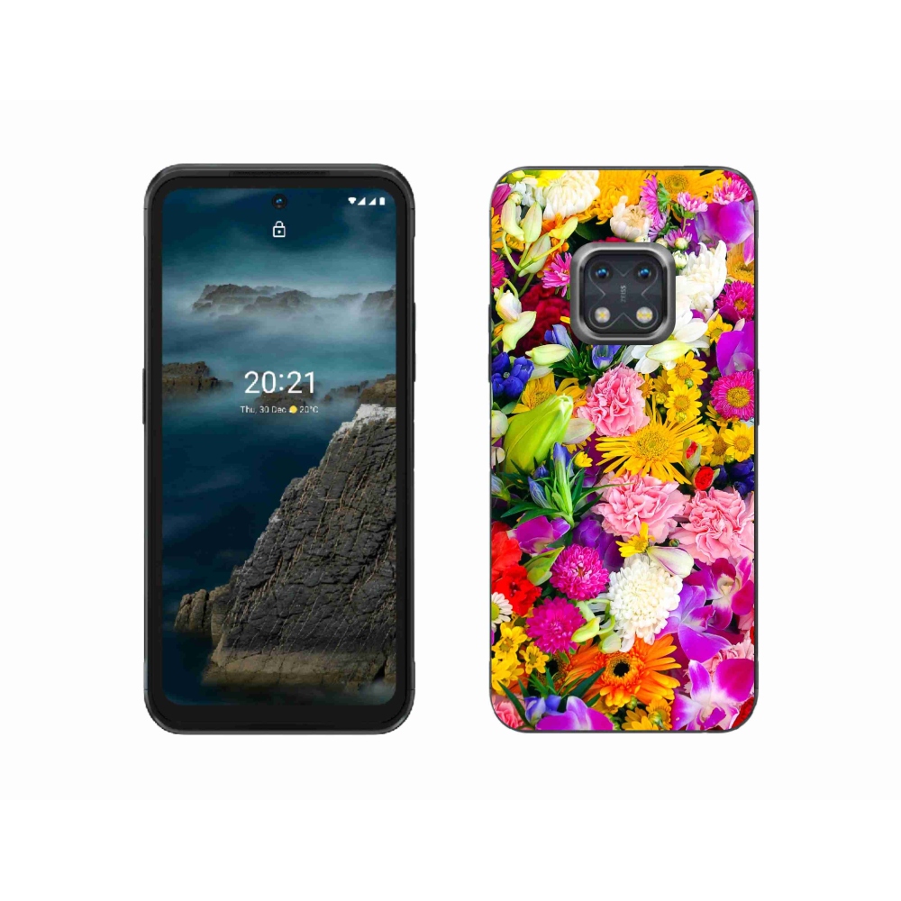 Zselés borítás mmCase a Nokia XR20 készülékhez - virág 12