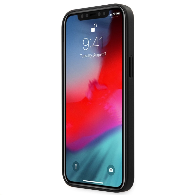 Guess 4G háromszög hátlap iPhone 12 Pro Max 6.7 szürke modellhez