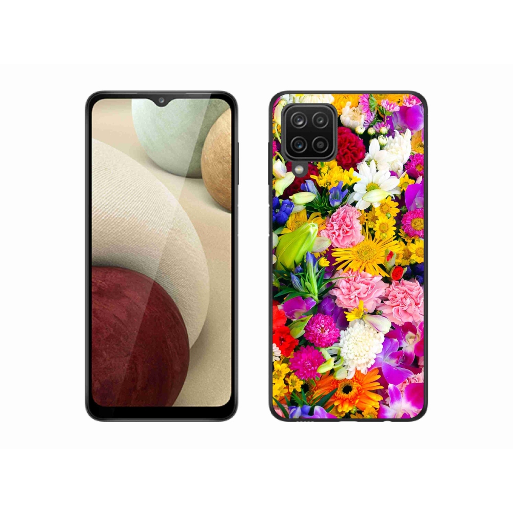 Zselés borítás mmCase Samsung Galaxy M12 - virágok 12