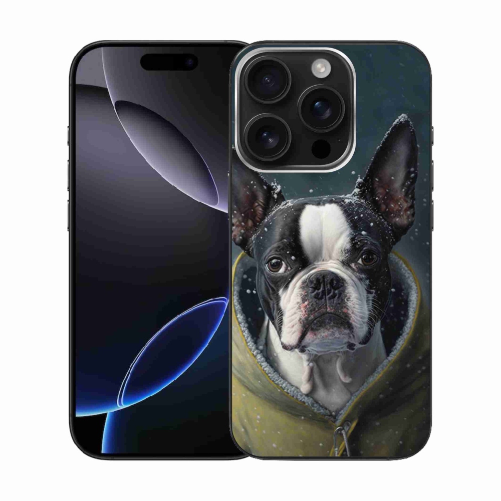 Zselés borítás mmCase iPhone 16 Pro készülékhez - bulldog
