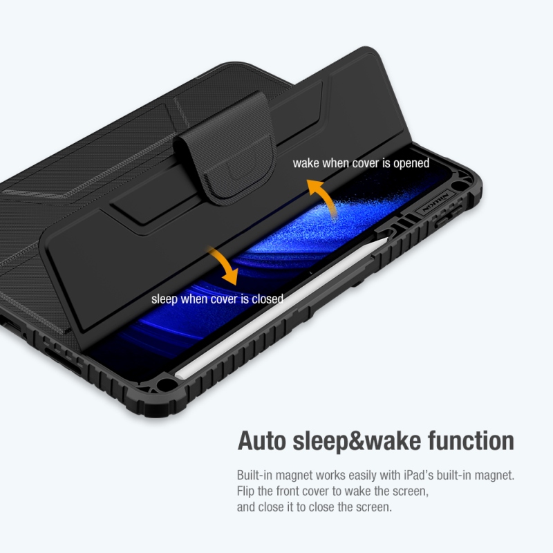 Nillkin Bumper PRO védőállvány tok Xiaomi Pad 6/Pad 6 Pro fekete színhez