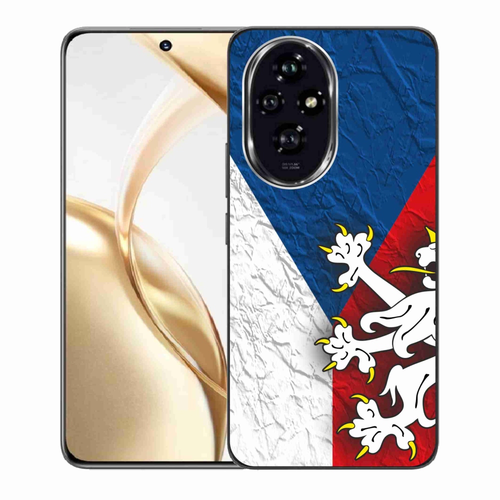 Zselés borító mmCase a Honor 200 5G számára - cseh zászló 1