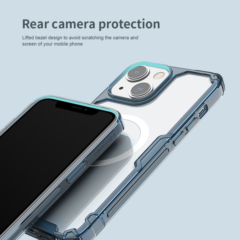Nillkin Nature TPU PRO mágneses borítás Apple iPhone 13/14 készülékhez - átlátszó