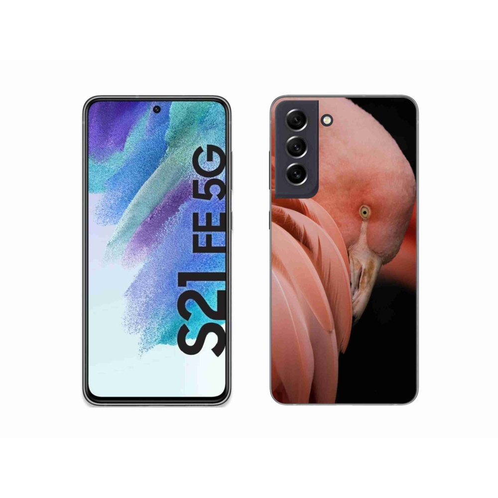 Gél védőhuzat mmCase Samsung Galaxy S21 FE 5G - flamingó 3