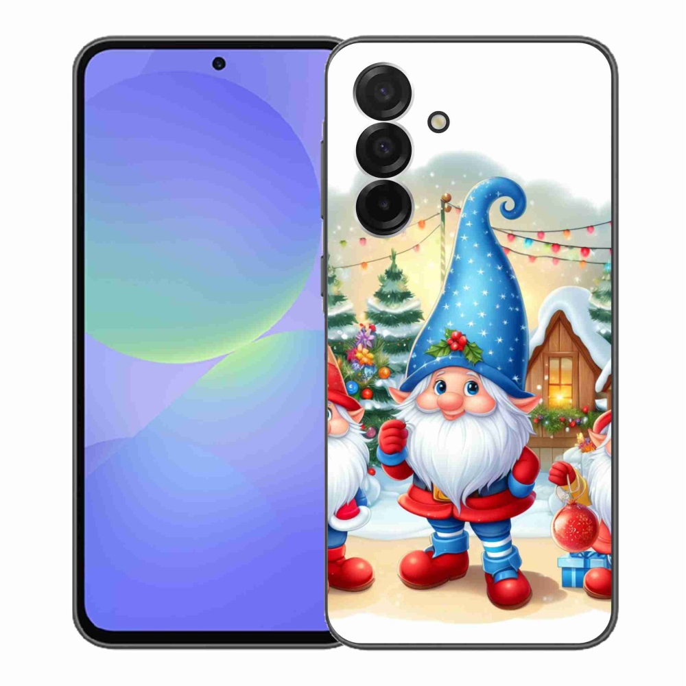 Gél borítás mmCase Samsung Galaxy A36 5G - karácsonyi manókhoz
