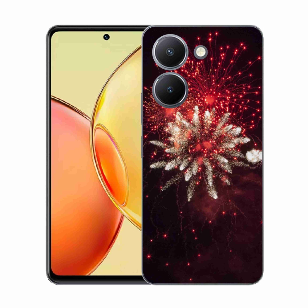 Zselés borítás mmCase a Vivo Y36-hoz - tűzijátékok