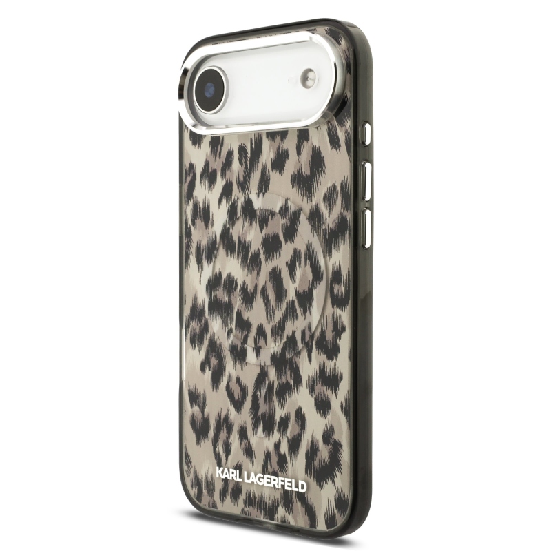 Karl Lagerfeld IML Leopard Leopard MagSafe hátsó borító iPhone Air barna színű készülékhez