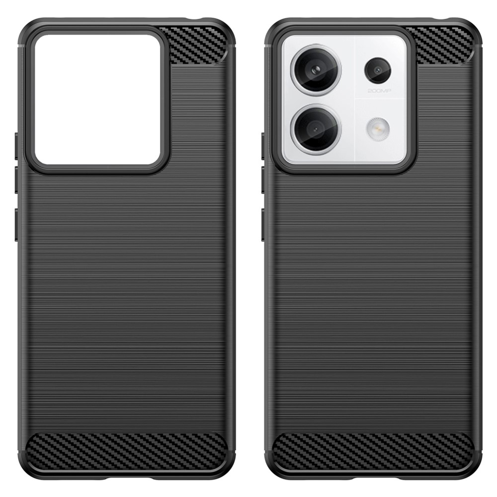 Szénálló zselés tok Xiaomi Redmi Note 13 Pro 5G/Poco X6 5G - fekete