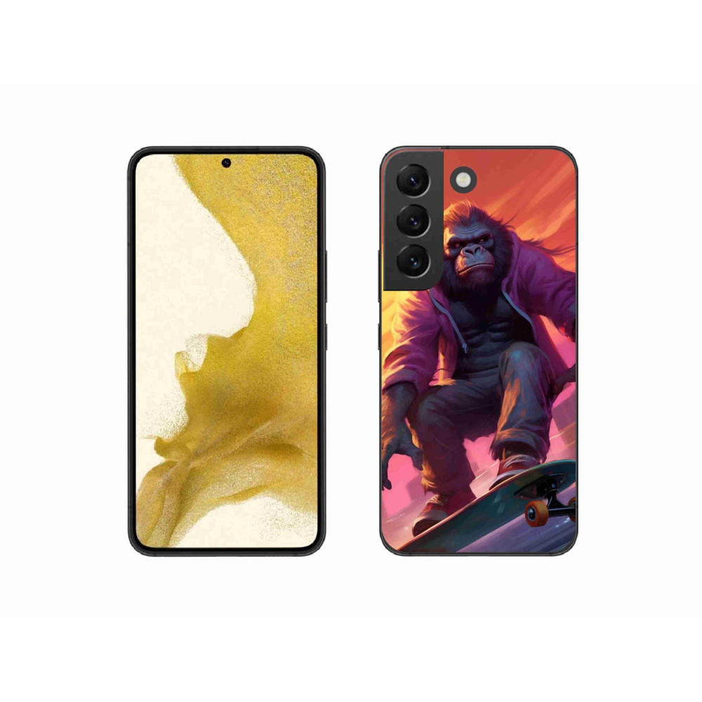 Zselés borítás mmCase Samsung Galaxy S22 5G - gorilla gördeszkán