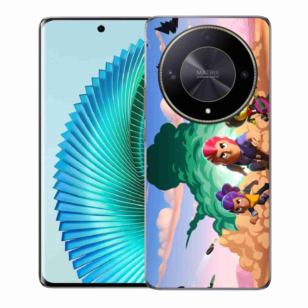 Gél borítás mmCase a Honor Magic 6 Lite 5G számára - verekedés csillagok