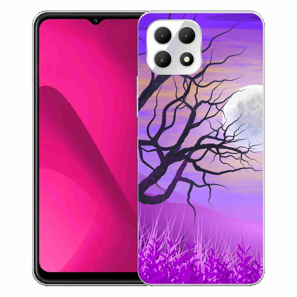 Zselés borítás mmCase a T-Mobile T Phone 2 készülékhez - rajzfilmes kidőlt fa