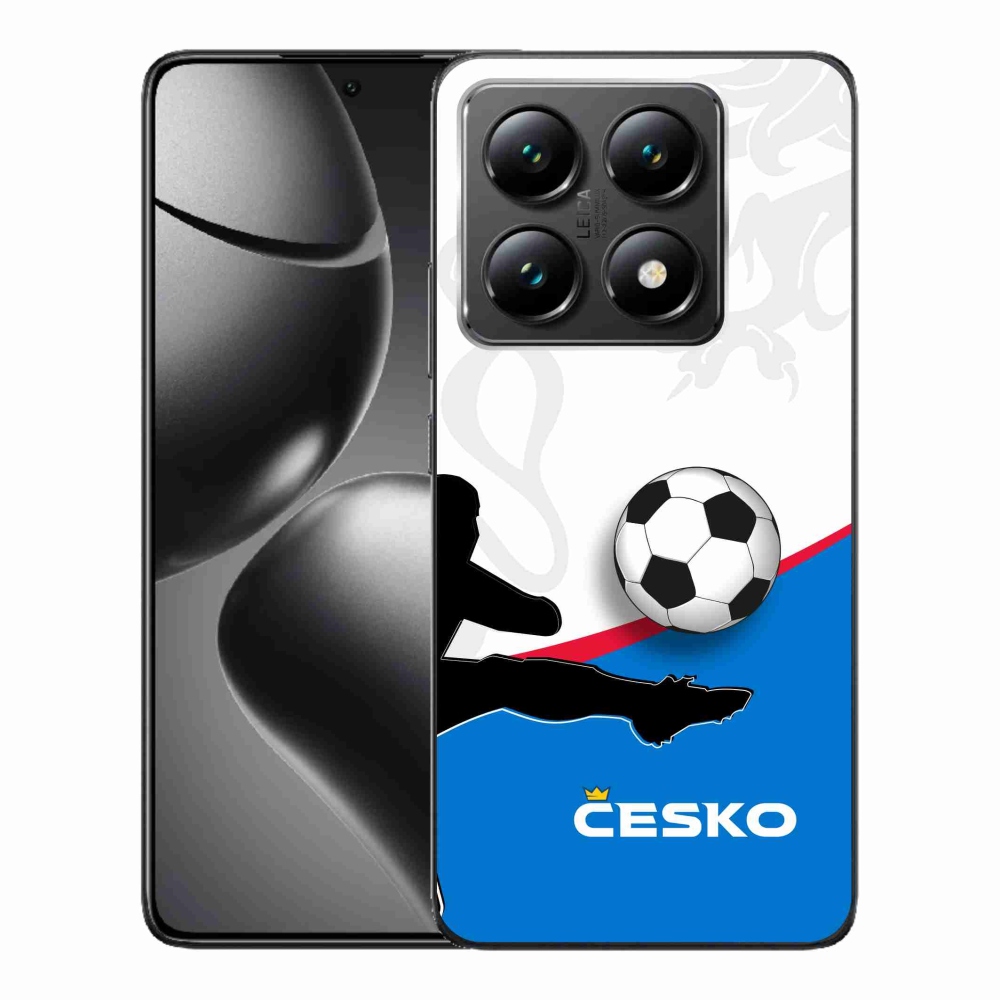 Gél borítás mmCase a Xiaomi 14T-hez - futball Csehország 3