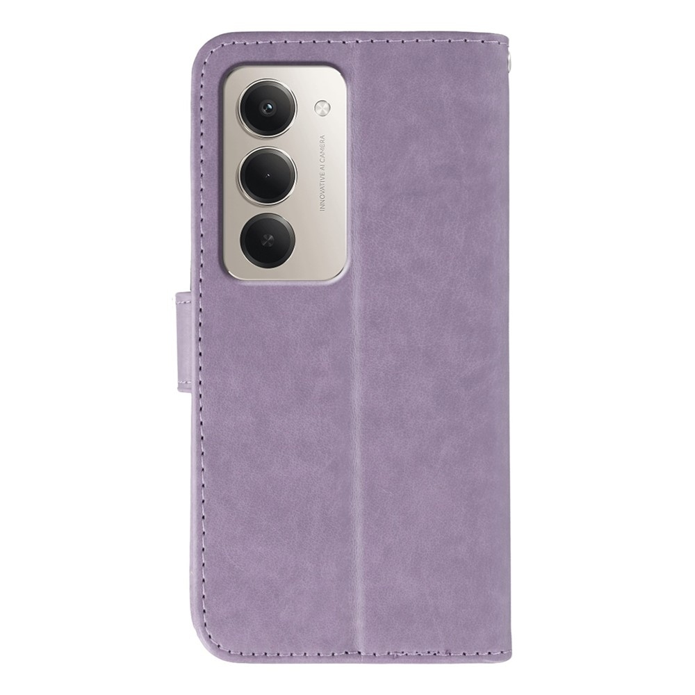 Vérrögök könyv tok Xiaomi Redmi 15 5G - lila