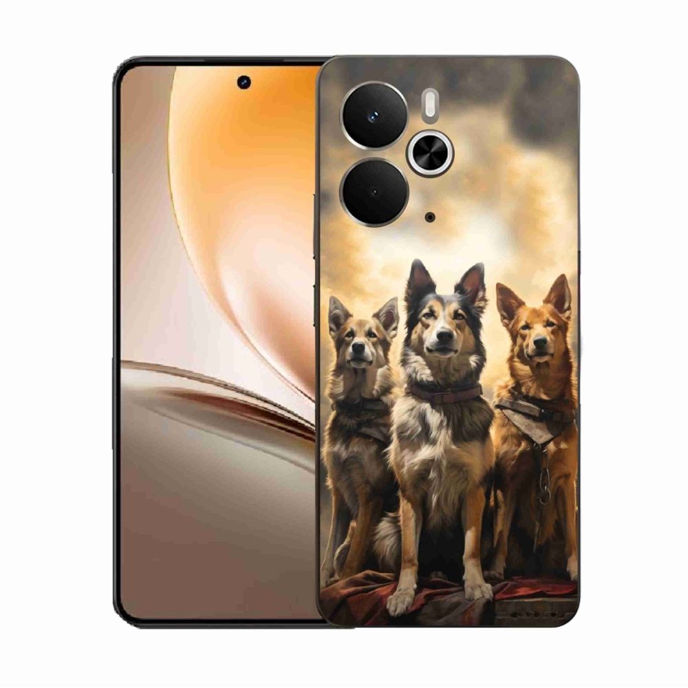 Zselés borítás mmCase a Realme 14 5G-hez - három psi