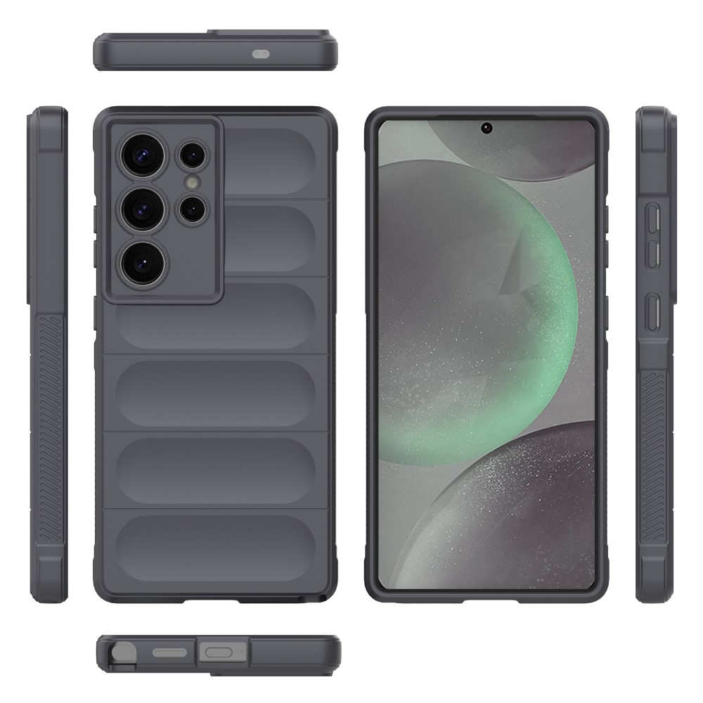 Rugg tartós zselés tok Samsung Galaxy S25 Ultra készülékhez - sötétszürke