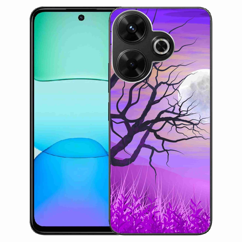 Gél tok mmCase a Xiaomi Redmi 13 4G/Poco M6 4G számára - rajzfilmes kidőlt fa